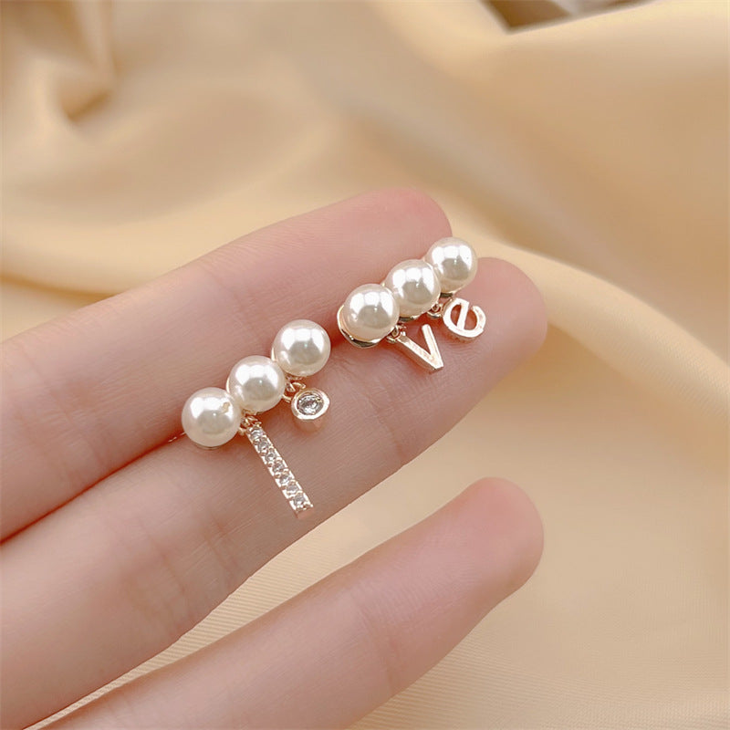 Elegant Bowknot Pearl Exquisite Design Personalized Earrings