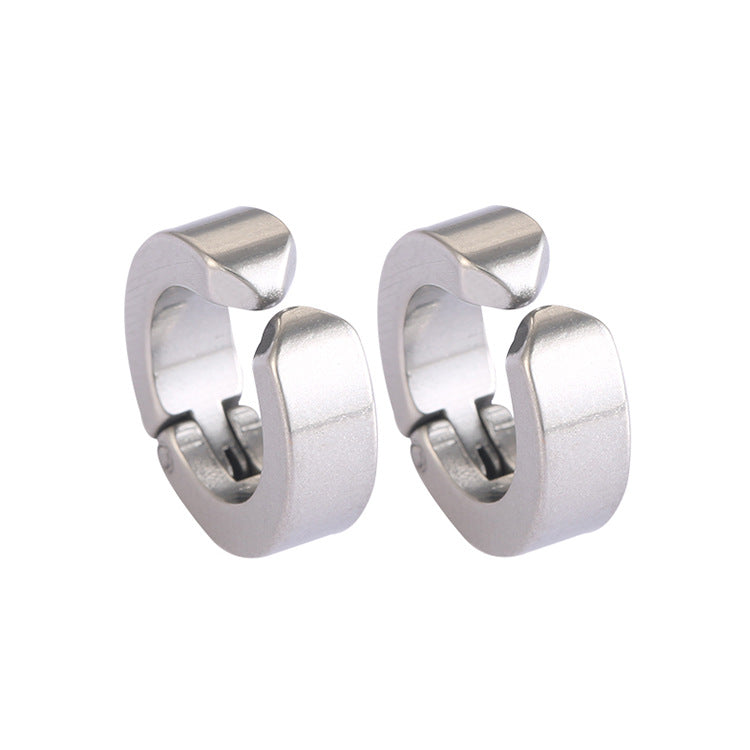 Men's Bright Magnetic Fashionable Light Luxury High-grade Cold Style Elegant No Earrings