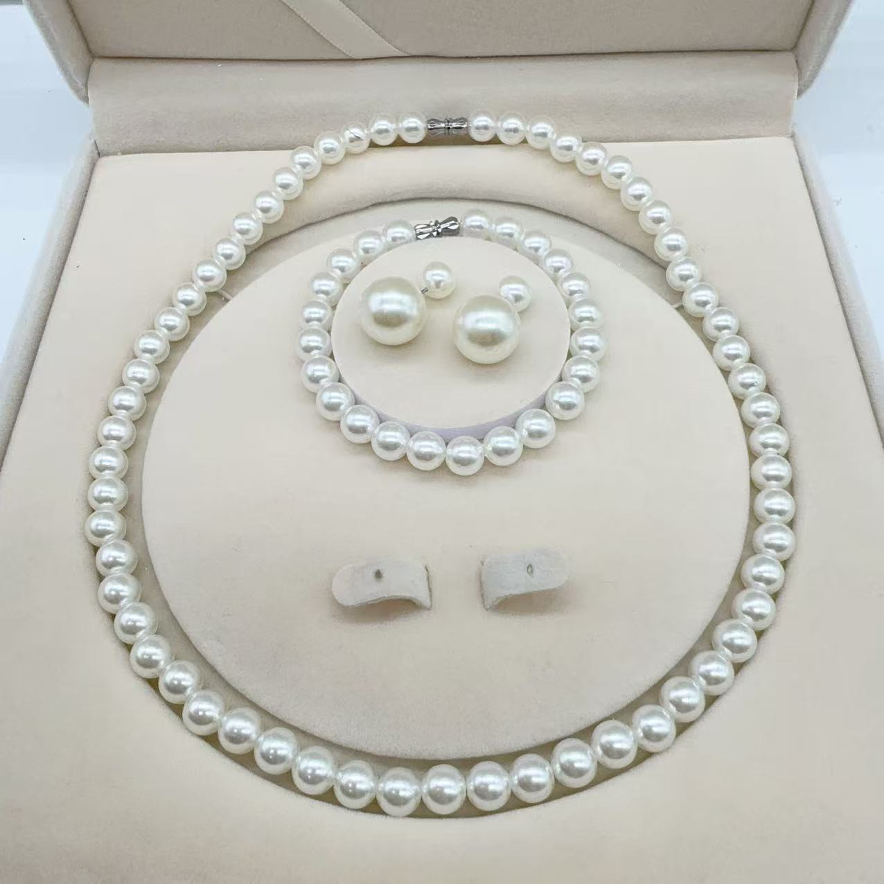 Pearl Three-piece Advanced Sense Clavicle Chain Bracelets
