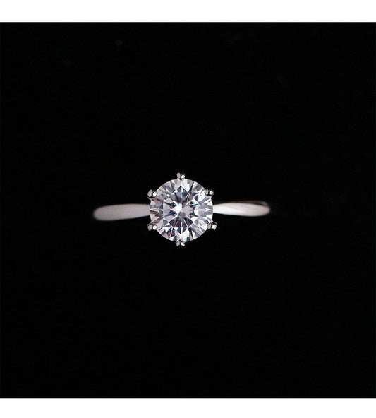 Women's Diamond Wedding Couple Opening Adjustable Fashion Rings