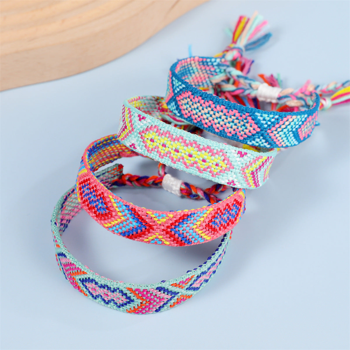 Style Woven Female Bohemian Tassel Friendship Bracelets