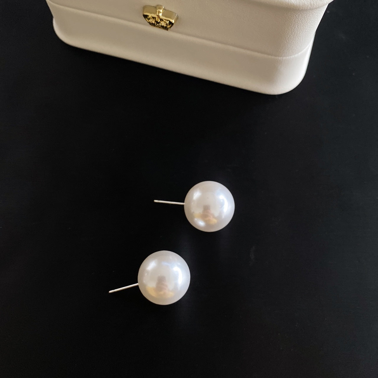 Pearl Ear Temperament Wild Small Style Female Stud Earrings
