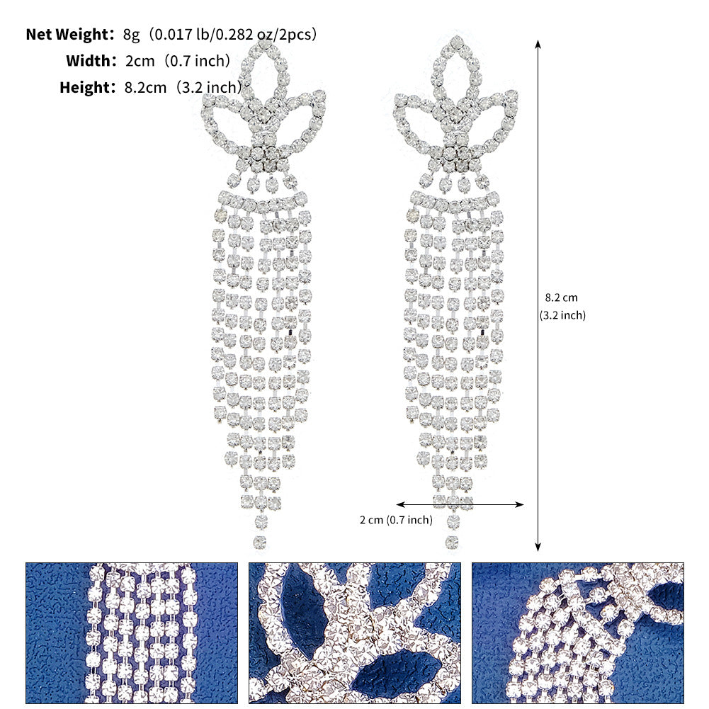 Banquet Party For Bride Light Luxury Earrings