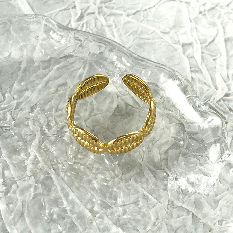 Women's & Men's Open Stainless Steel Shell For Trendy Rings