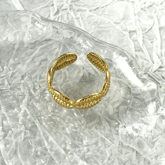 Women's & Men's Open Stainless Steel Shell For Trendy Rings