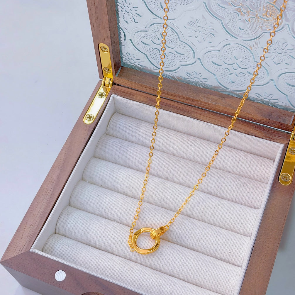 Ginkgo Leaf Variety Retro Affordable Luxury Fashion Design Necklace