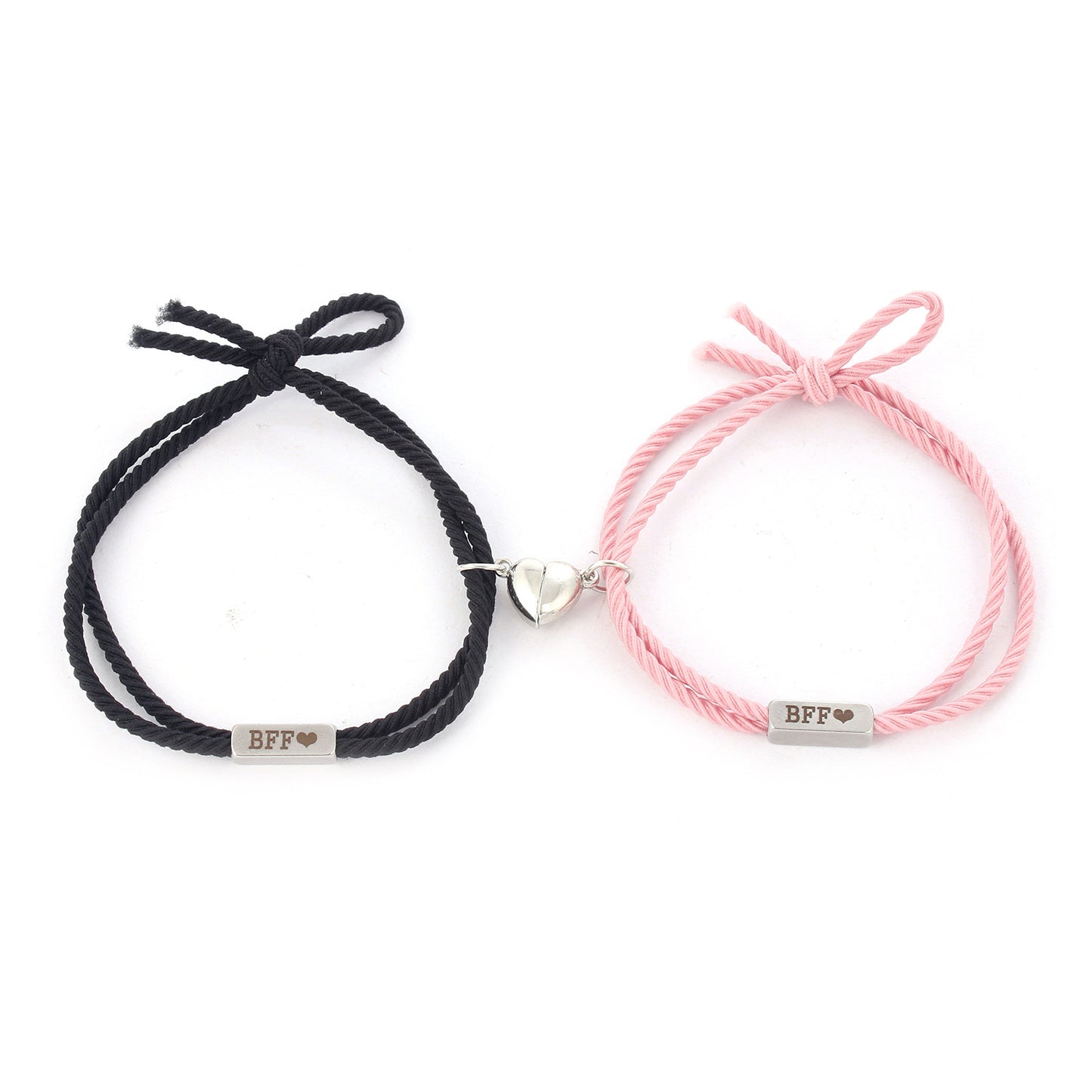 Women's & Men's & Magnet Stainless Steel Good Friend Bracelets