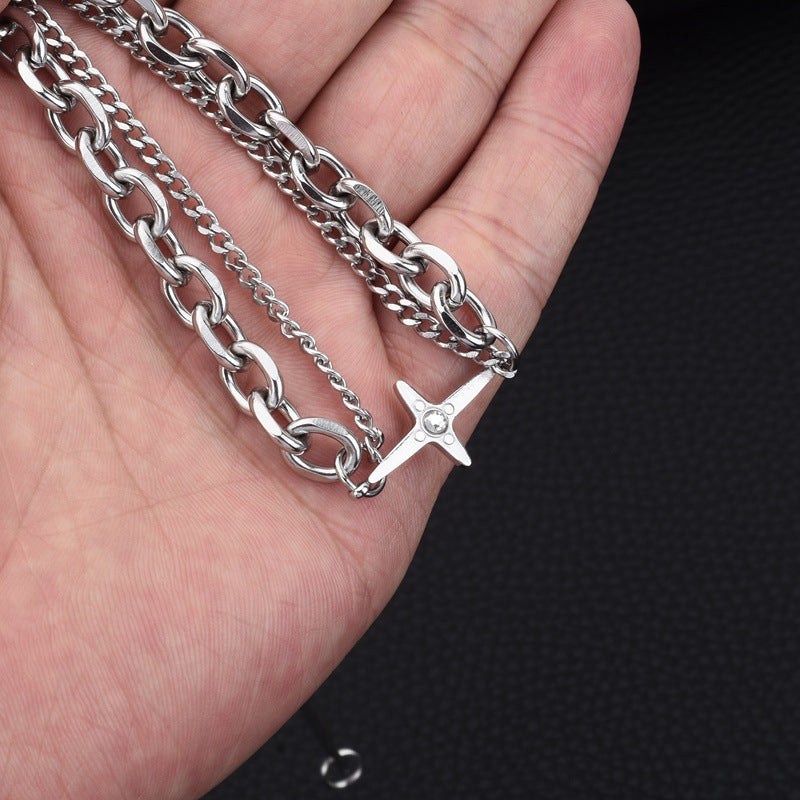 Pendant Titanium Steel Hip Hop Accessories Necklaces