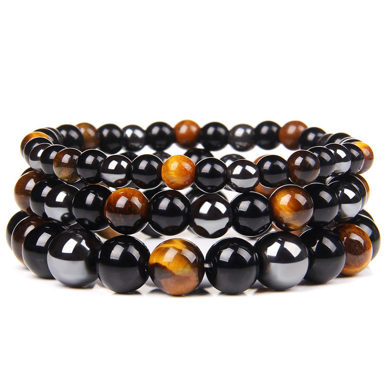 Men's Unique Popular Hematite Fitness Energy Bracelets