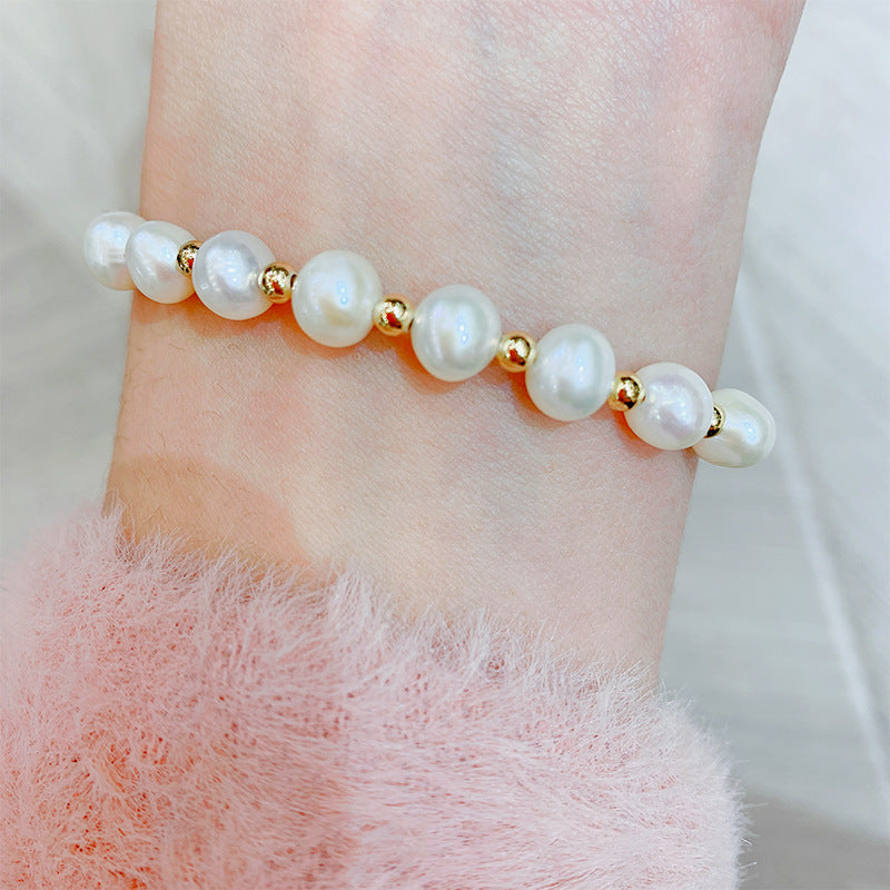 Water Pearl Simplicity Female Pull Design Bracelets