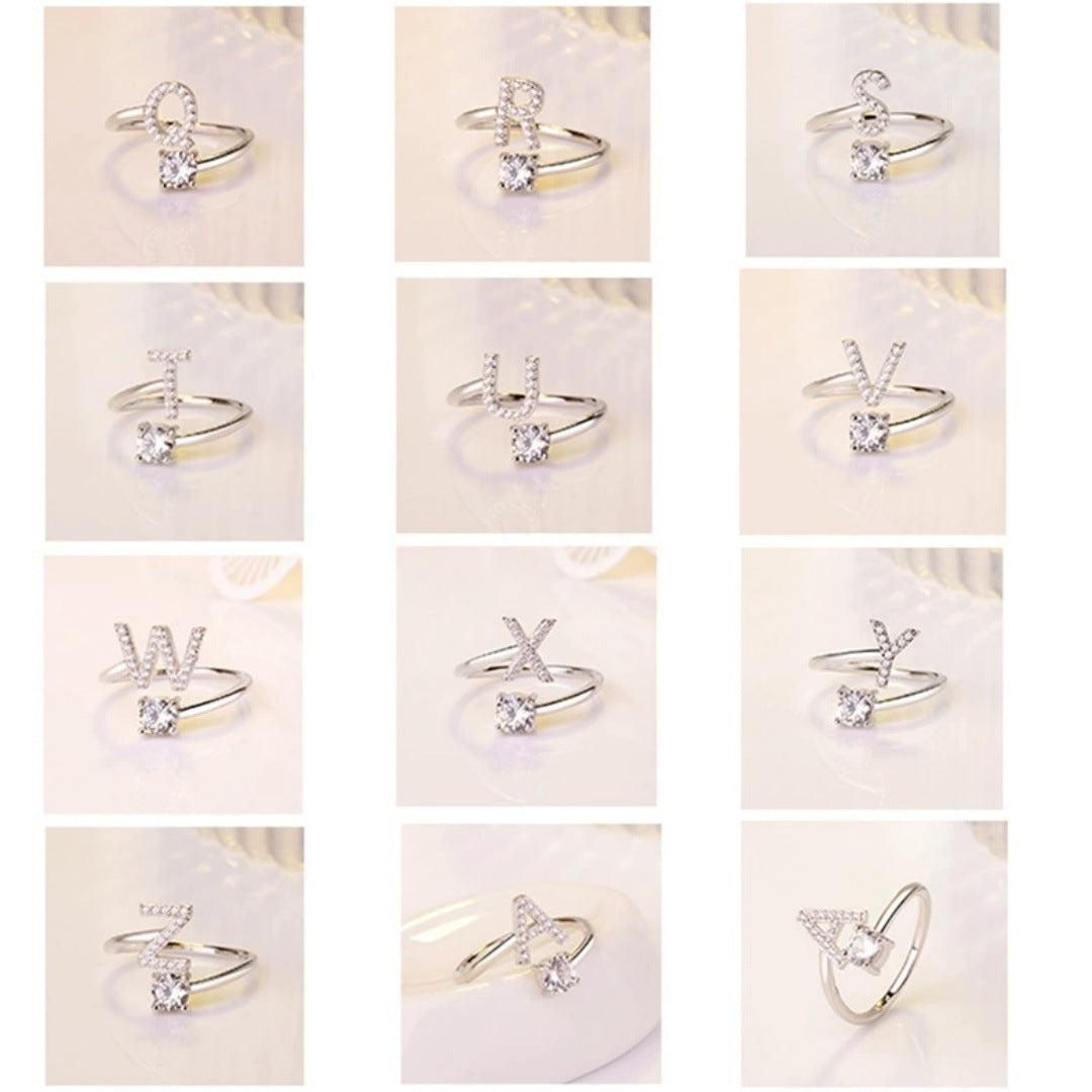 Open Female Your Name My Last English Personality Ring
