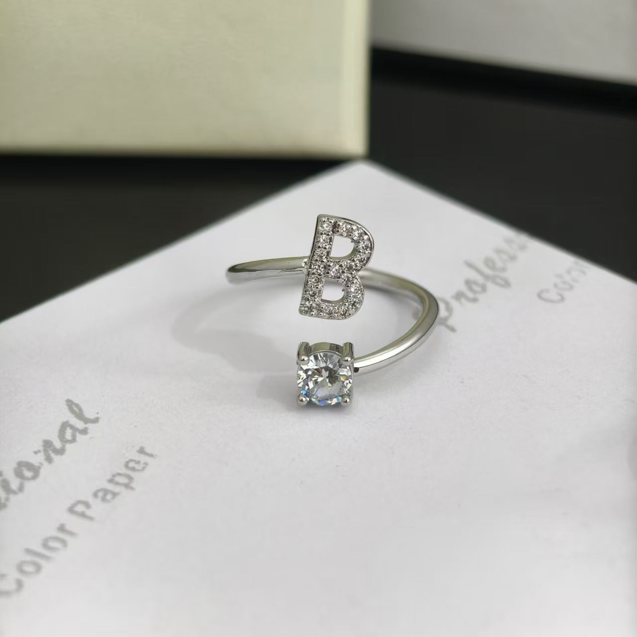 Open Female Your Name My Last English Personality Ring