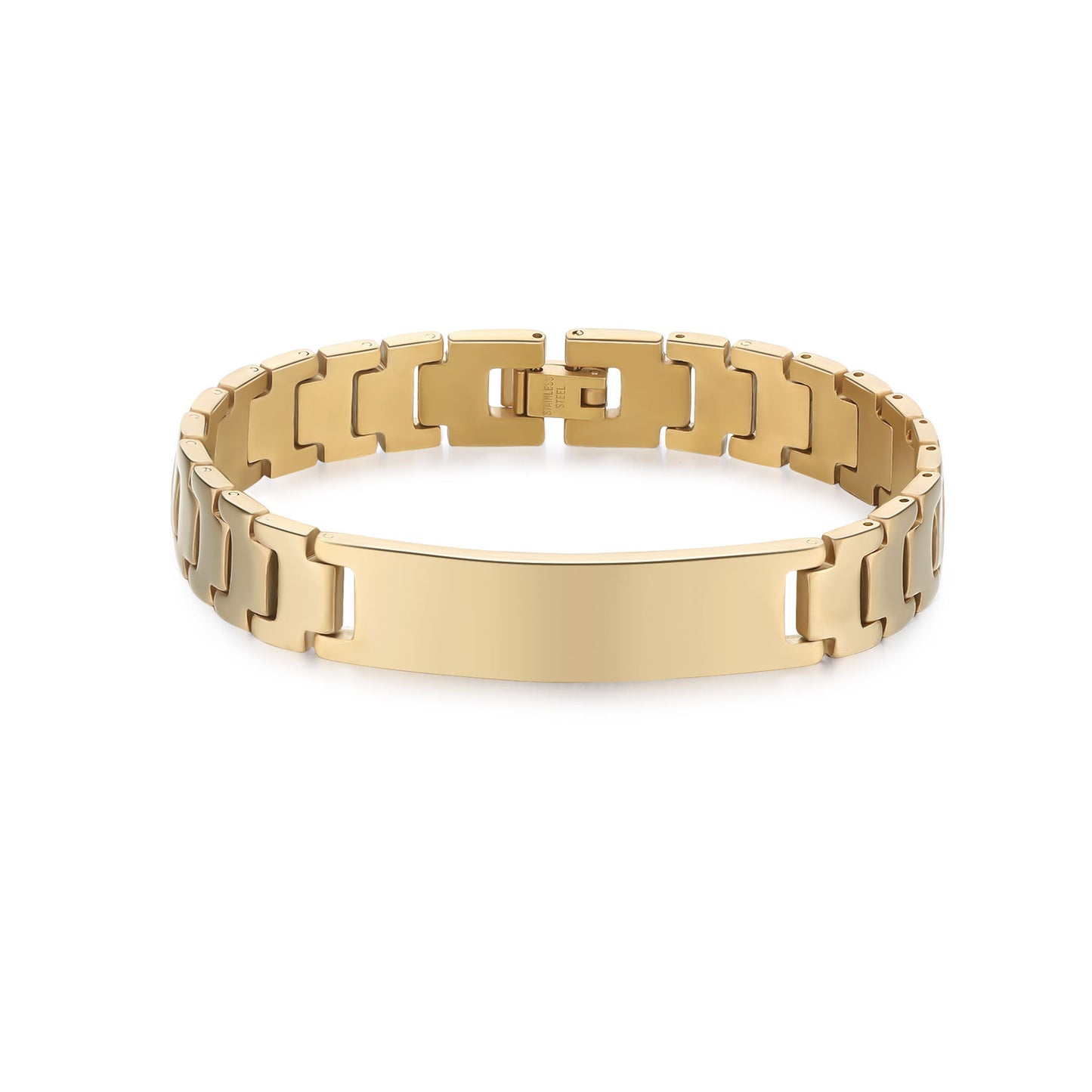 Strap Titanium Steel Personality Lettering Fashion Stainless Couple Watch Bracelet