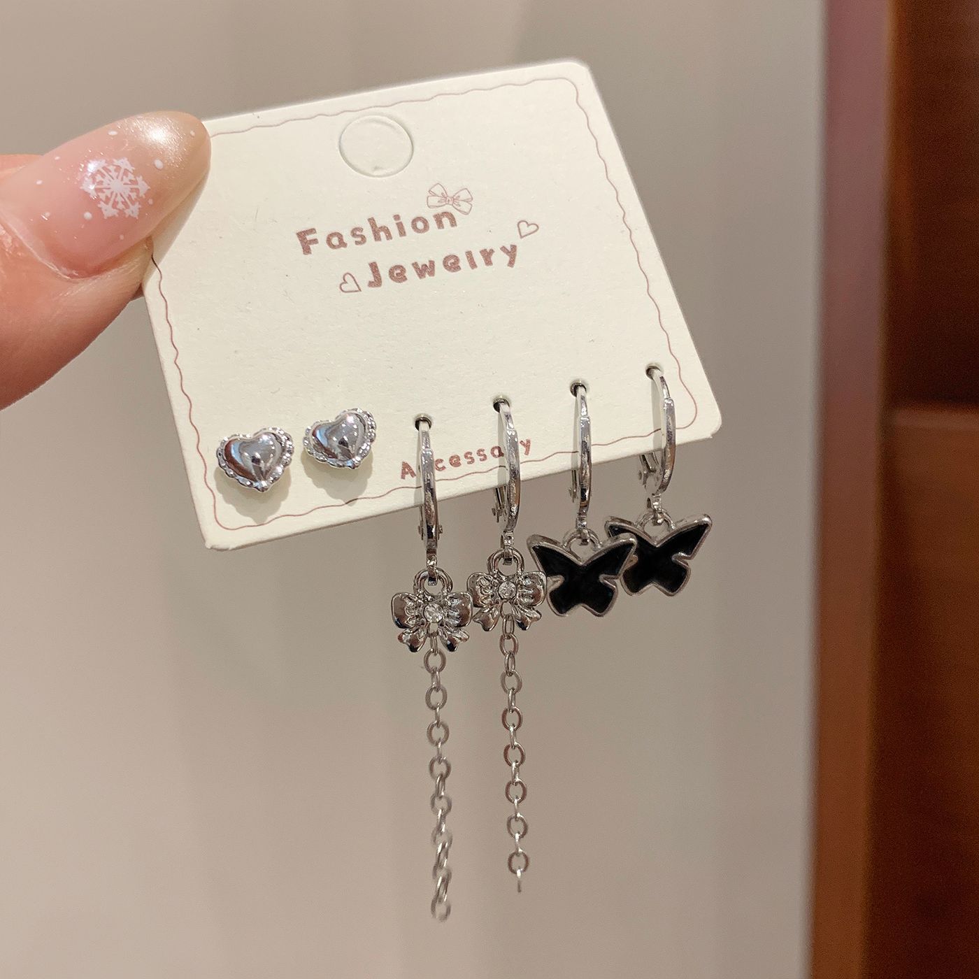 Women's Collection Cool Geometric Daily Small Design Minority Rings