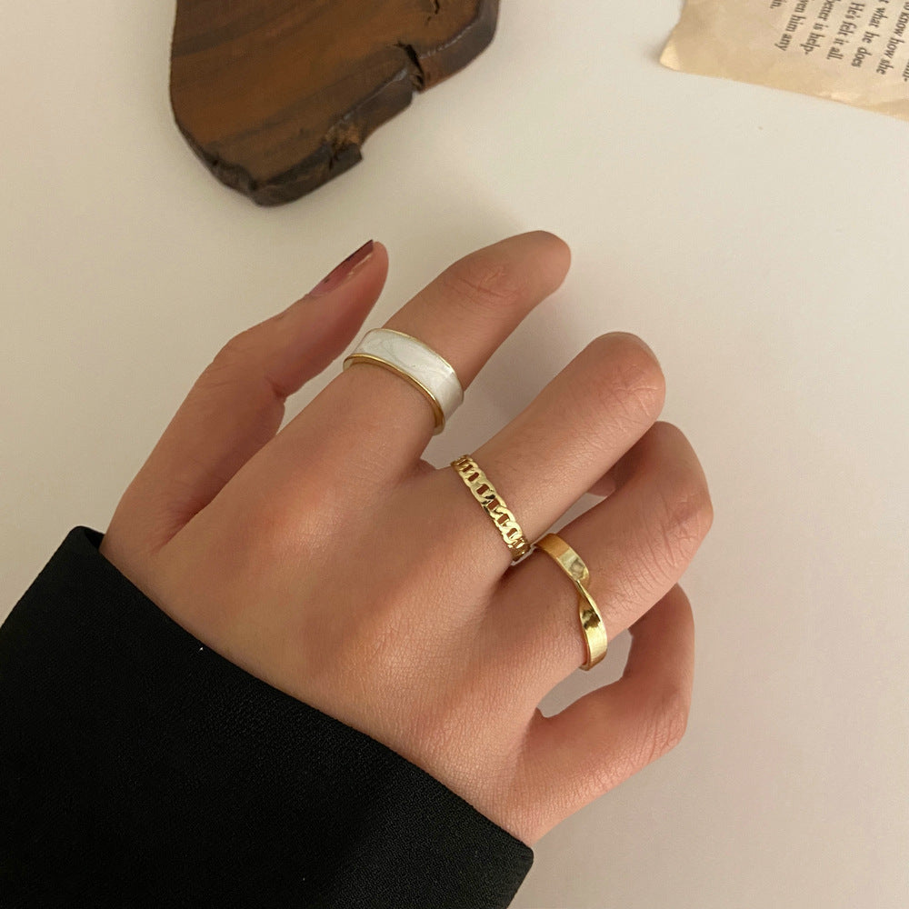 Clearance Vintage Creative Heart Hollow Butterfly Rings