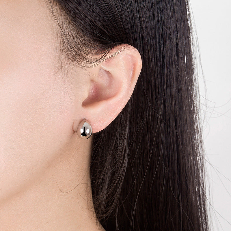 Cold Style High-grade Ear Geometric Water Earrings