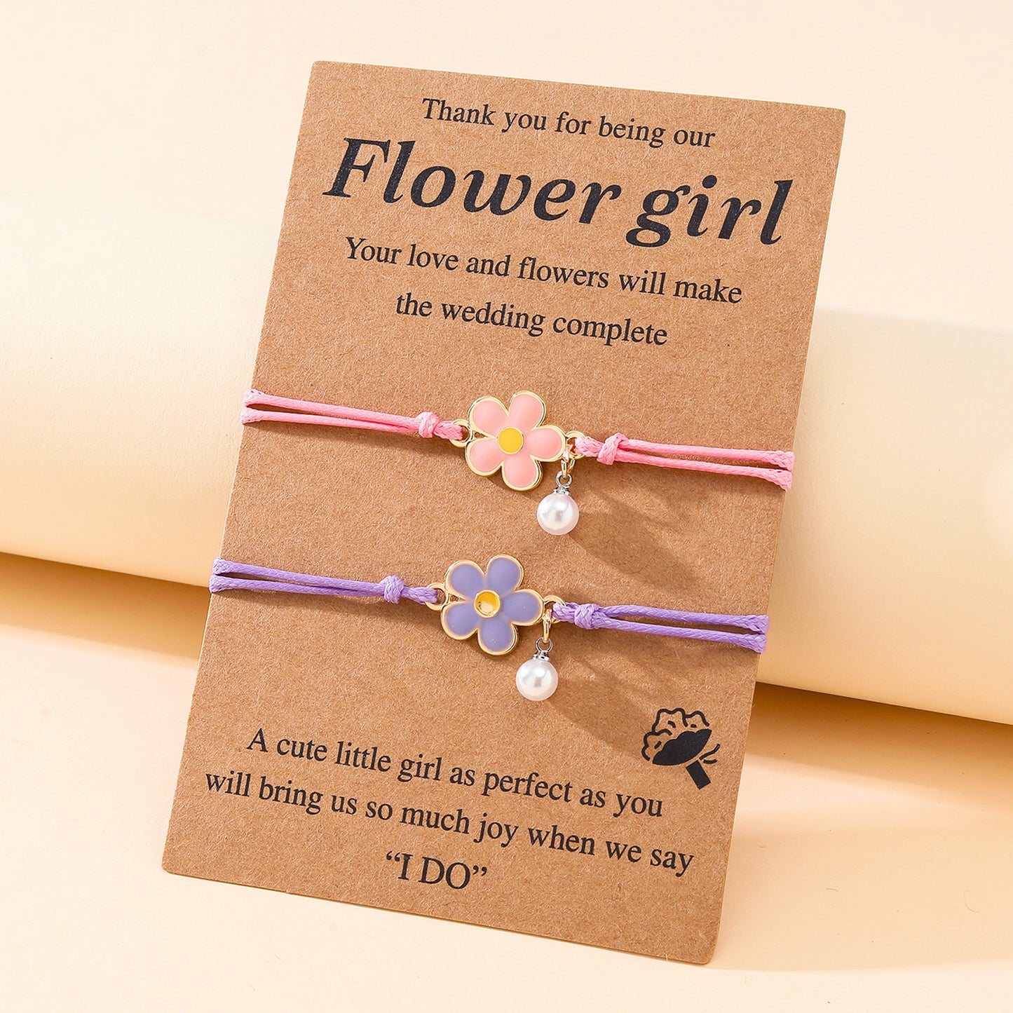 Personalized Flower Color Matching Small Fresh Bracelets