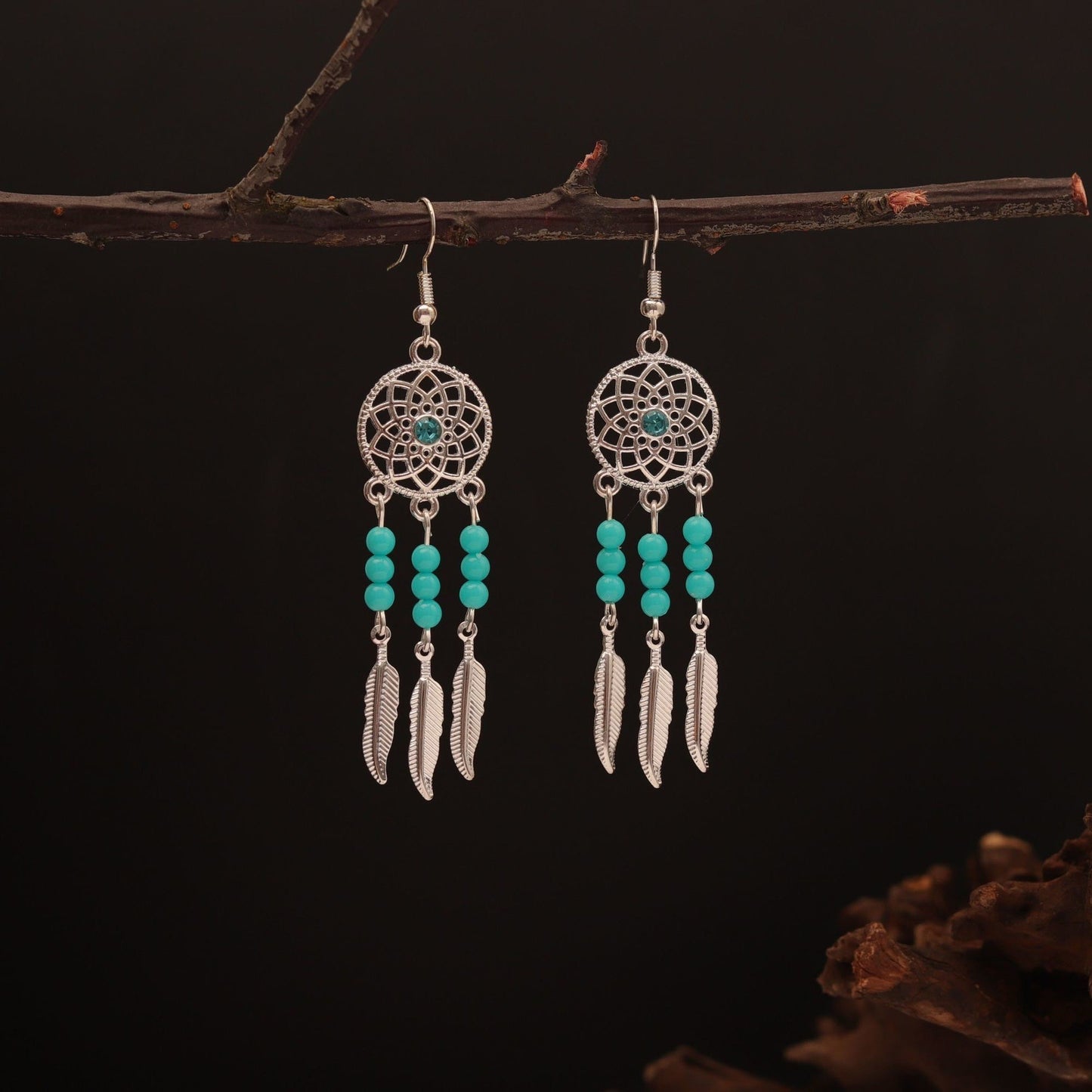 Bohemian Tassel Water Drop Summer Vacation Style Dopamine Earrings