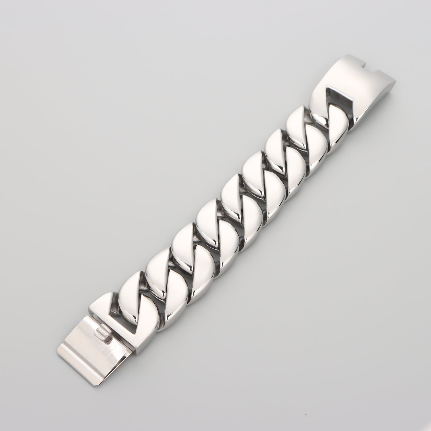 Men's Cuban Link Chain Titanium Steel Punk Bracelets