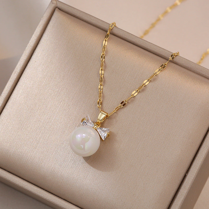 Women's Special Interest Light Luxury Design Pendant Elegant Necklaces