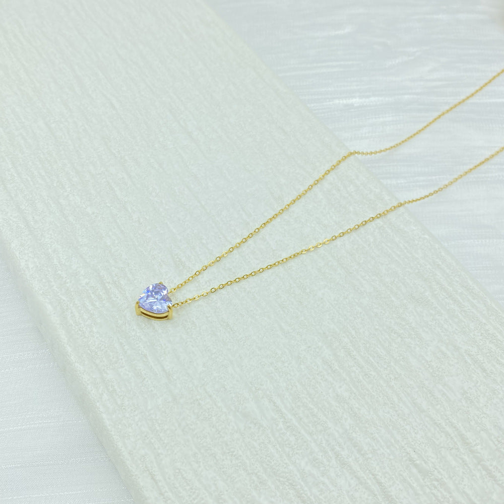 Diamond Love Twee Constellations Titanium Steel Material Does Necklace
