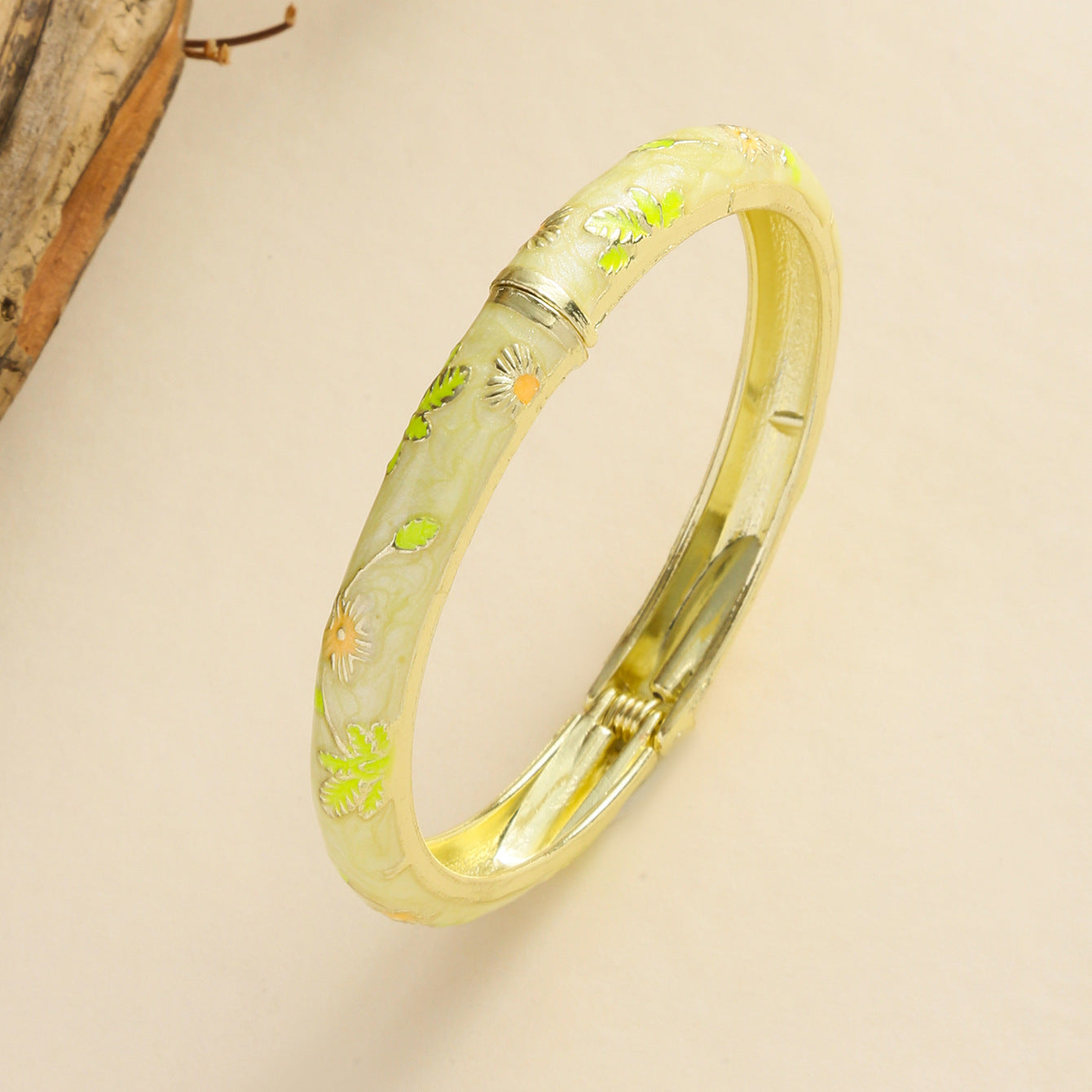Chinese Style Small Flower Cloisonne Enamel Bracelets