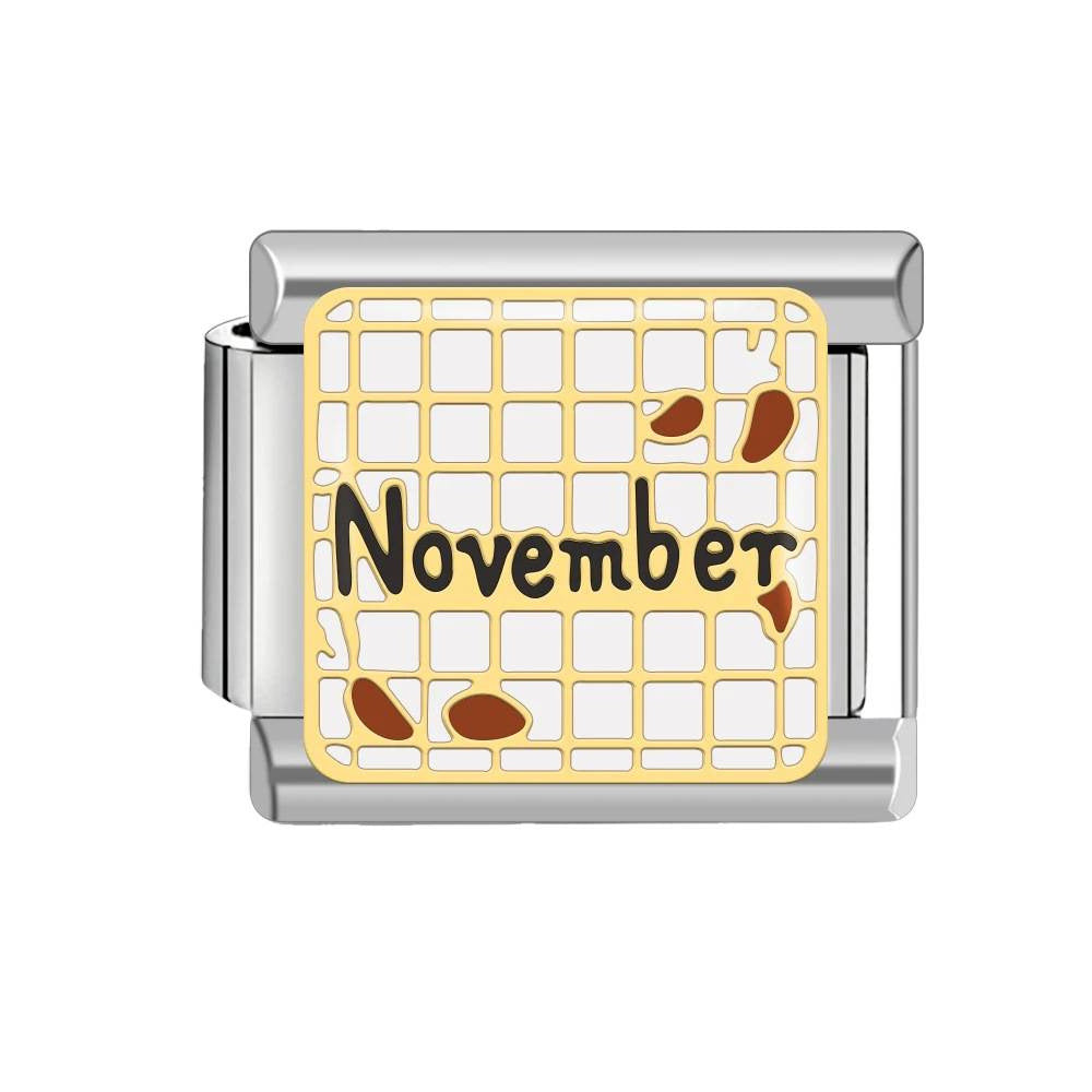 Module Stainless Steel December Festival Retail Bracelets