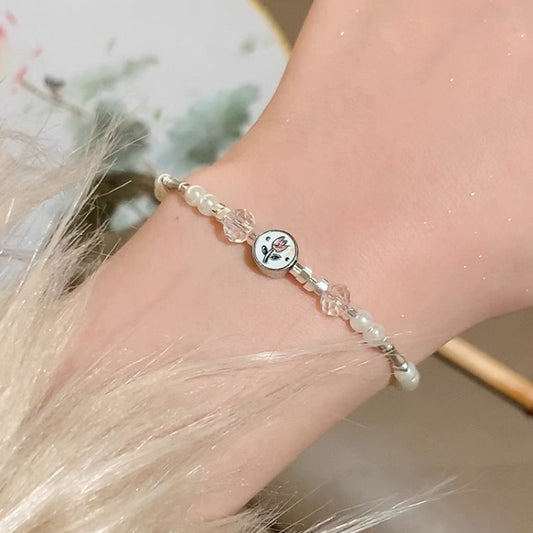 Bracelets minoritaires de luxe légers en perles douces françaises