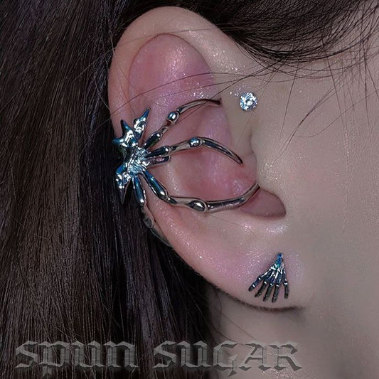 Dark Style Spider Bone Female Trendy Cool Cold Wind Ear Clip