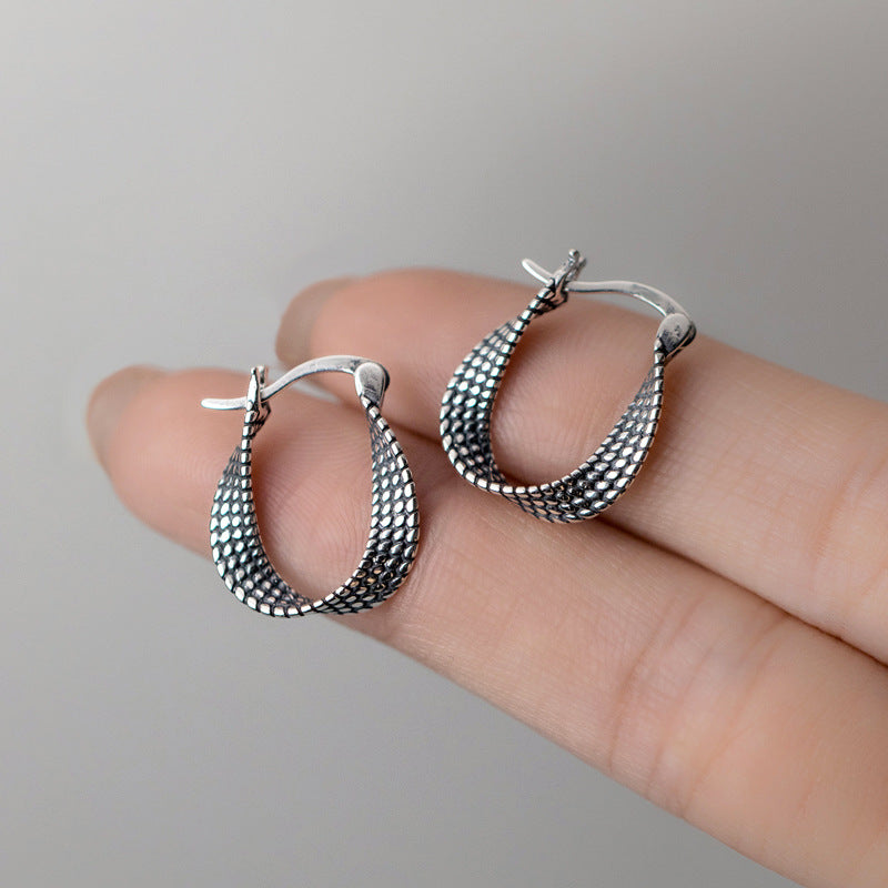 Retro Twist Clip Niche High-grade Temperament Personality Plated Rings