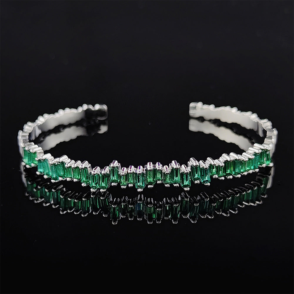 Women's Luxury Micro Inlaid Zircon Simple Hand Bracelets