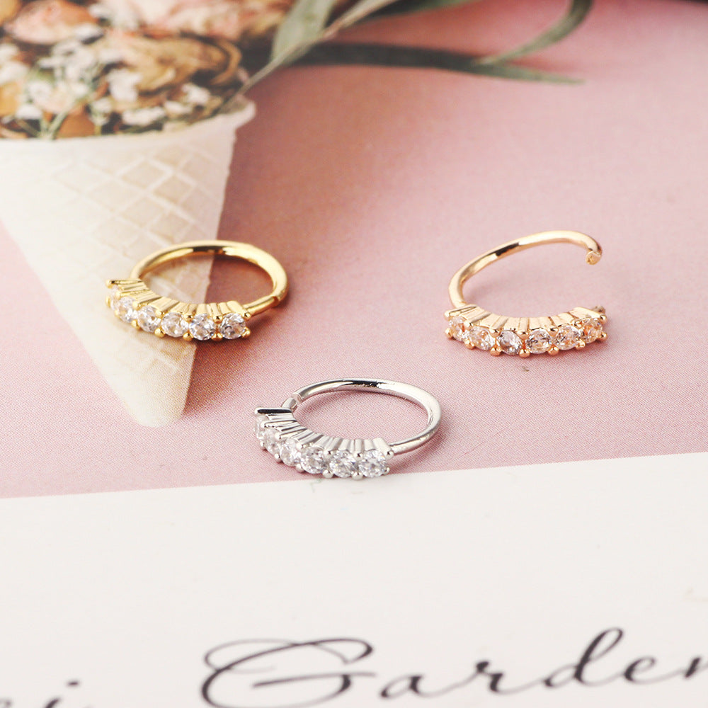 Simple Trinkets Lip Clip Labret Nose Eyebrow Ear Bone Nail Rings