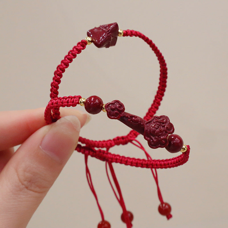 Bracelets en corde tissés à la main pour femmes, hommes et Festival des bateaux-dragons