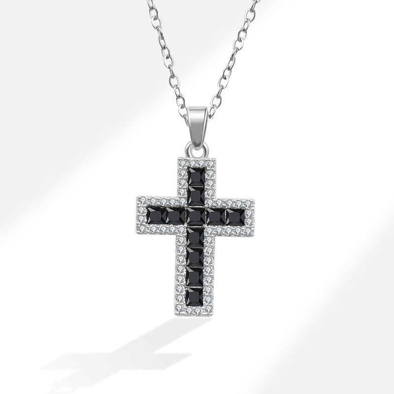 Women's Simple Light Cross Style Korean Elegant Mini Clavicle Chain Fashion Necklace