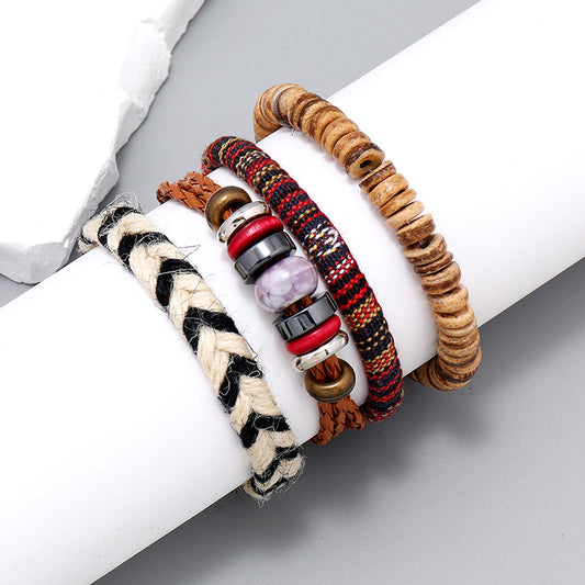 Ornament Simple Handmade Woven Artistic Vintage Bracelets