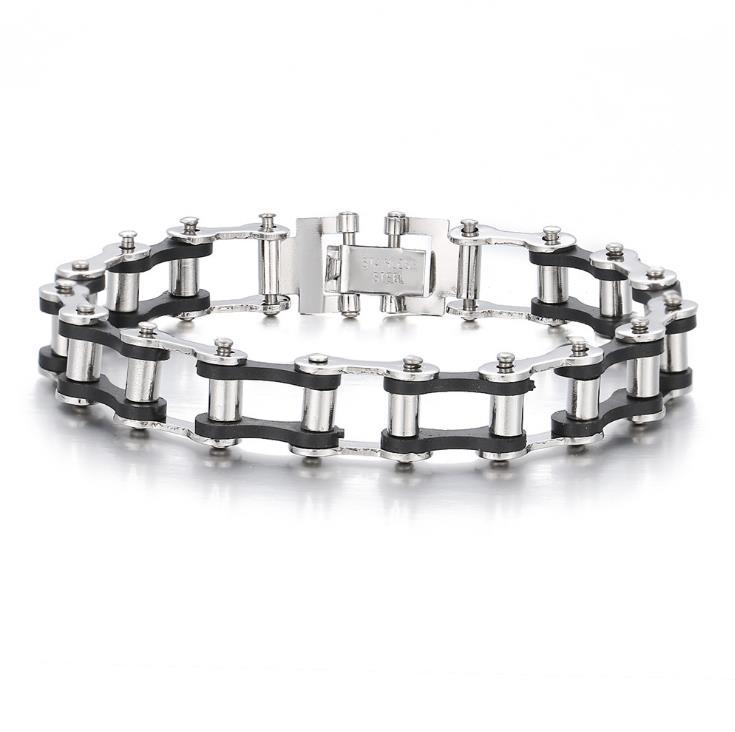 Men's Trend Rope Stainless Steel Metal Bicycle Bracelets