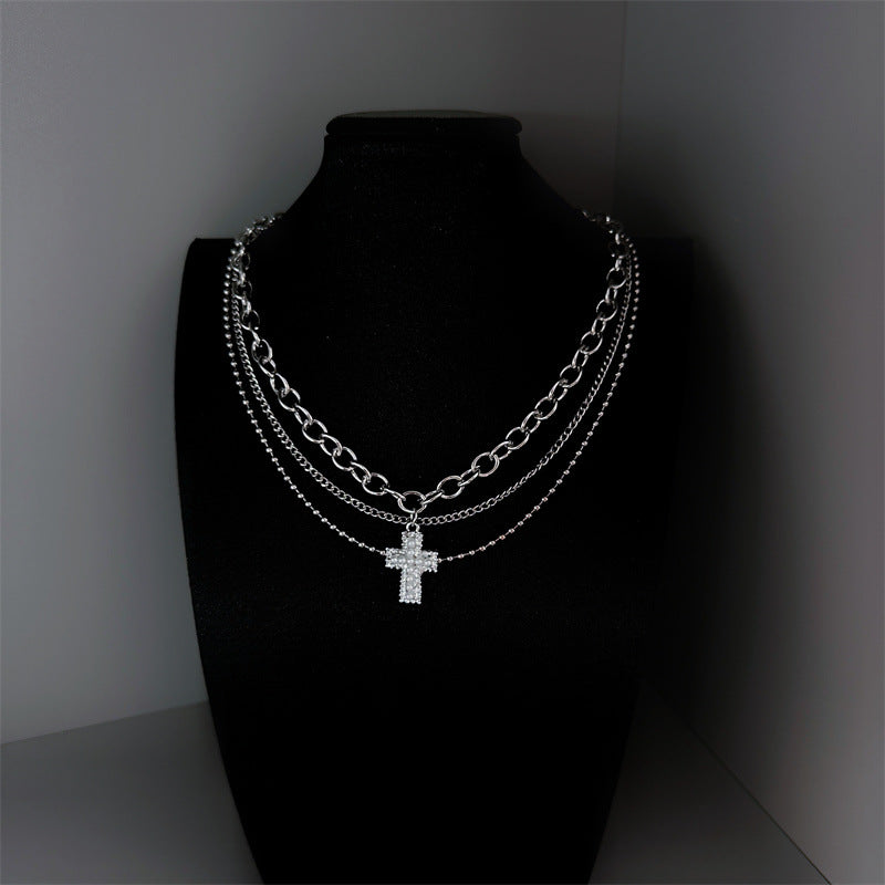 Cross Female Hot Niche Clavicle Chain Necklaces