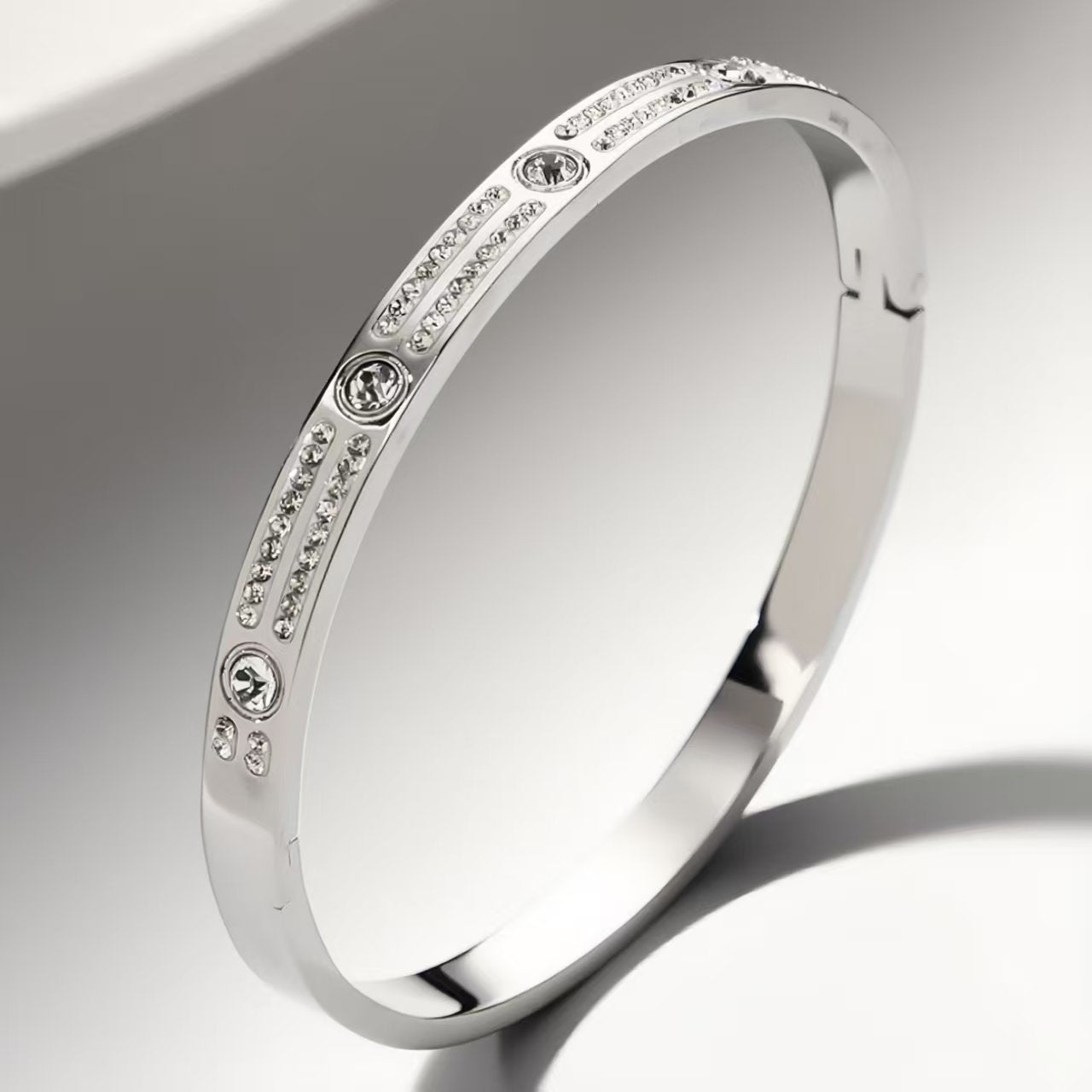 Titanium Steel Female Diamond High-grade Stainless Bracelet