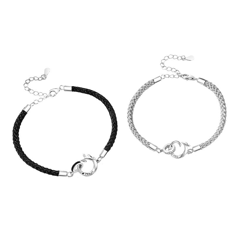 Phoenix Double Couple Sterling Sier Fashion Bracelets