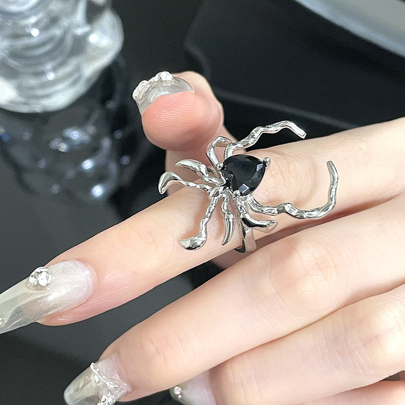 Light Luxury Cold Wind Spider Combination Rings