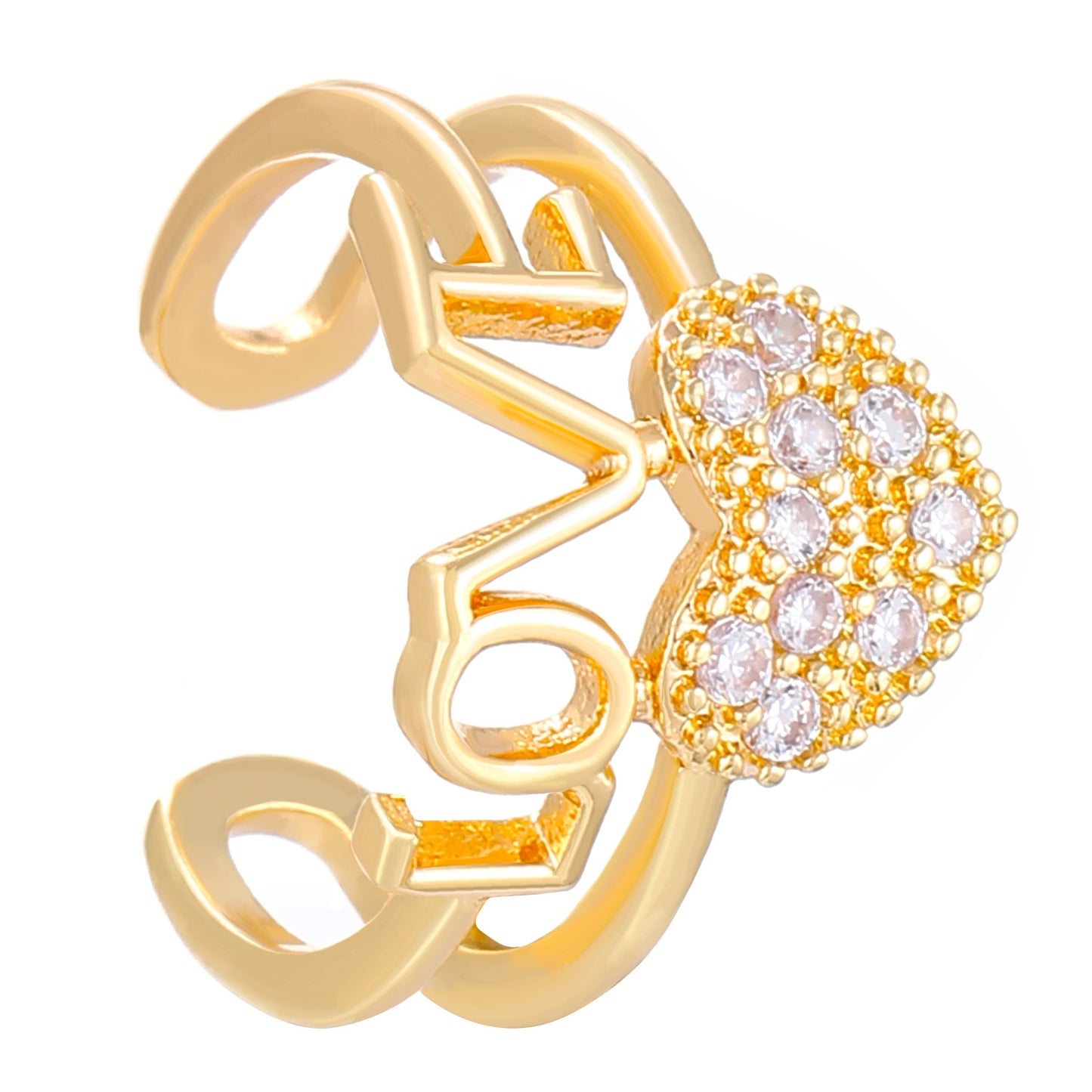 Single Zircon Unique Design Cold Wind Without Pierced Ears Fashion Ear Clip