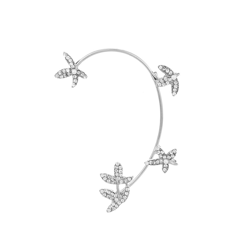 Women's Fairy Mori Style Diamond Butterfly Fashion Ear Clip