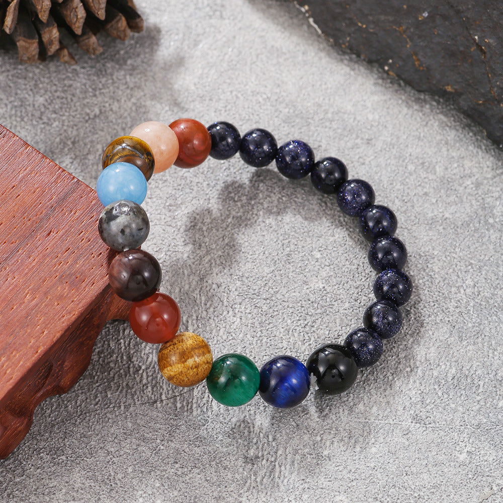 Eight Planets Blue San Starry Sky Bracelets