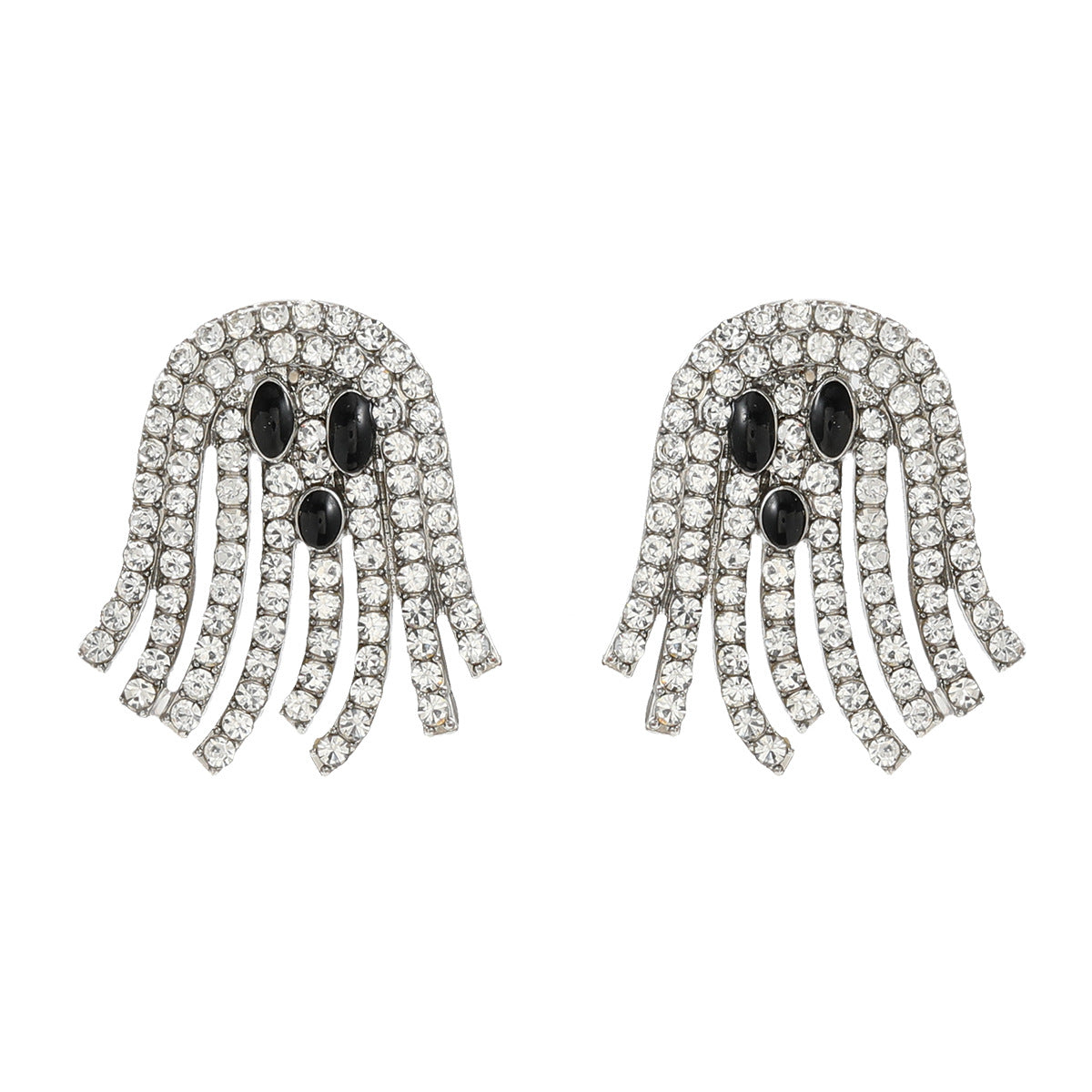 Halloween Ghost Female Exaggerated Alloy Full Earrings