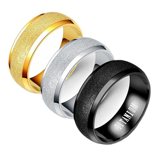 Men's Personality Trend Hip Hop Style Couple Rings