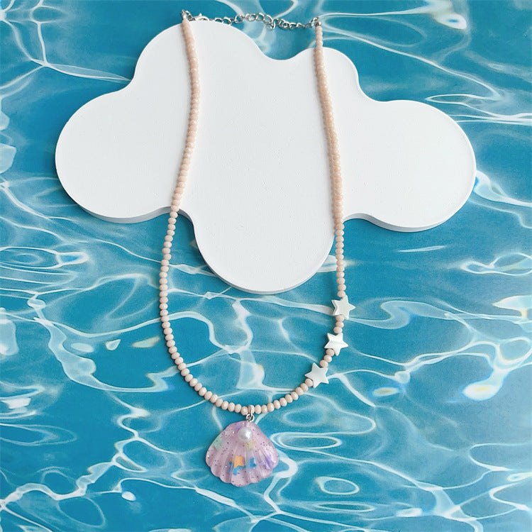 Female Summer Niche Design Sweet Cool Hot Style Clavicle Necklace