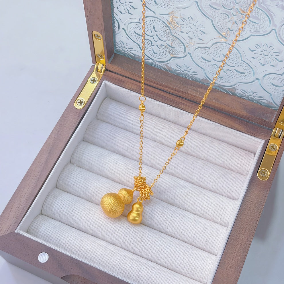 Ginkgo Leaf Variety Retro Affordable Luxury Fashion Design Necklace