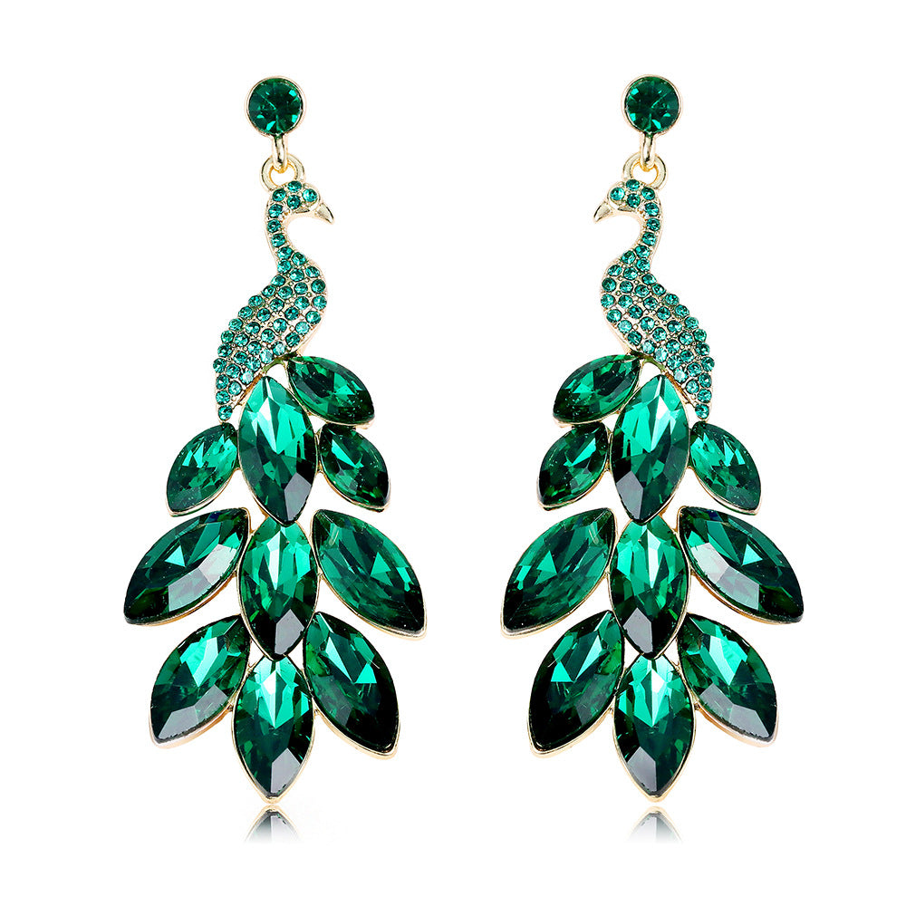 Fashion Vintage Indian Exotic Peacock Delicate Earrings