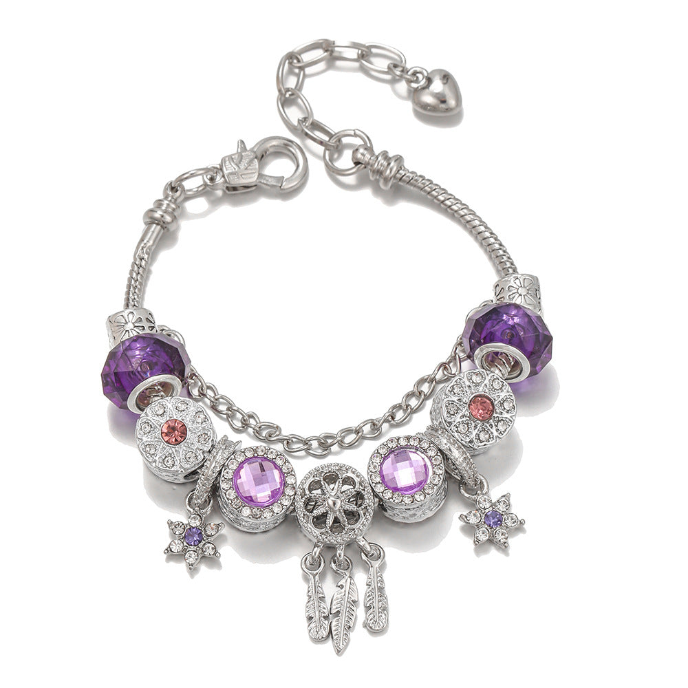 Female Six-pointed Star Mysterious Series Live Bracelets