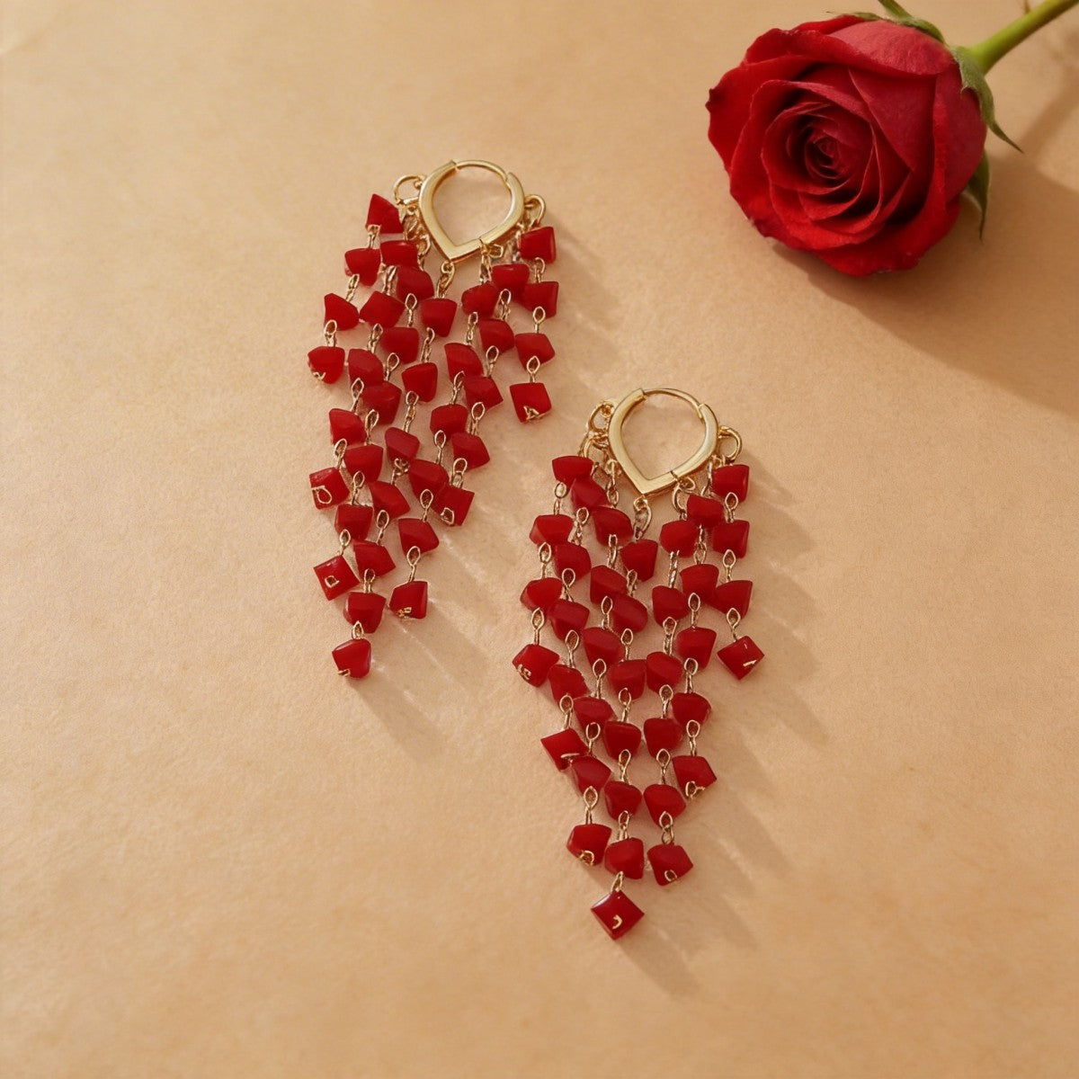 Women's Temperament Wild Crystal Tassel Ear Clip For Long Fashion Earrings